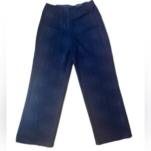 Crimson By Lawrence Kurtz Pants Women’s Size 12 Black Sparkle Back Zipper